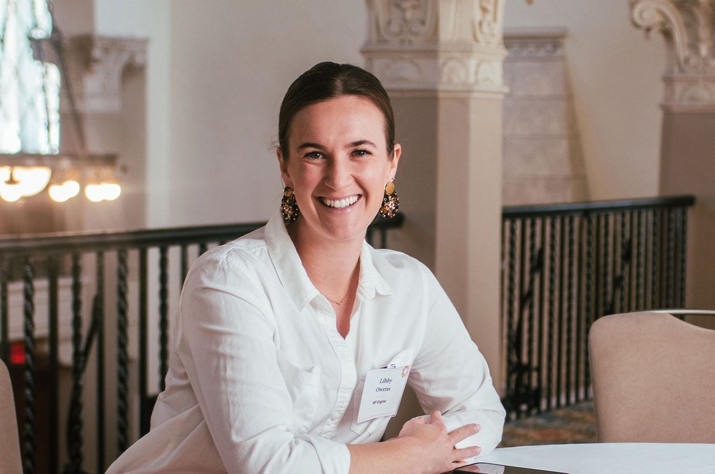 event attendee portrait at a Washington DC venue