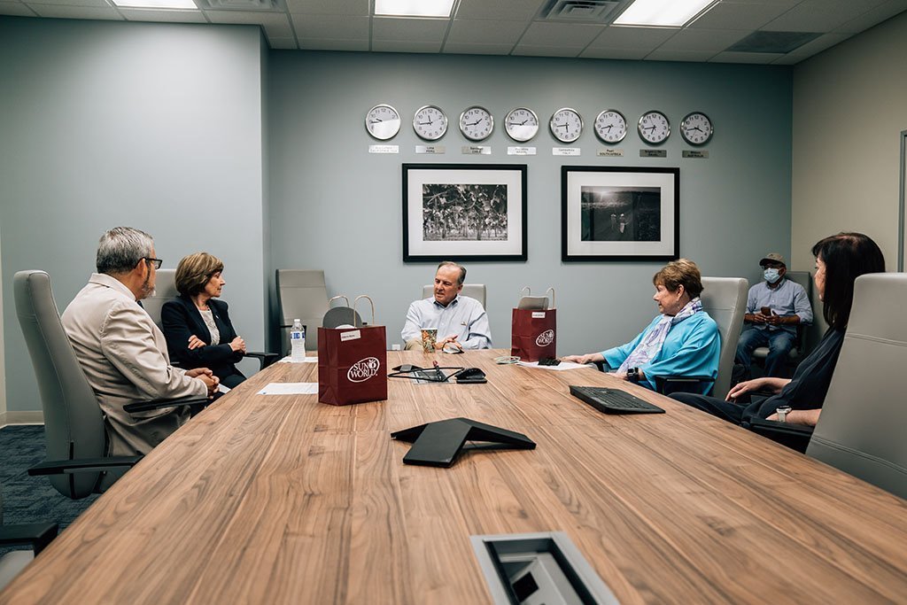 executive boardroom meeting filmed in Washington DC
