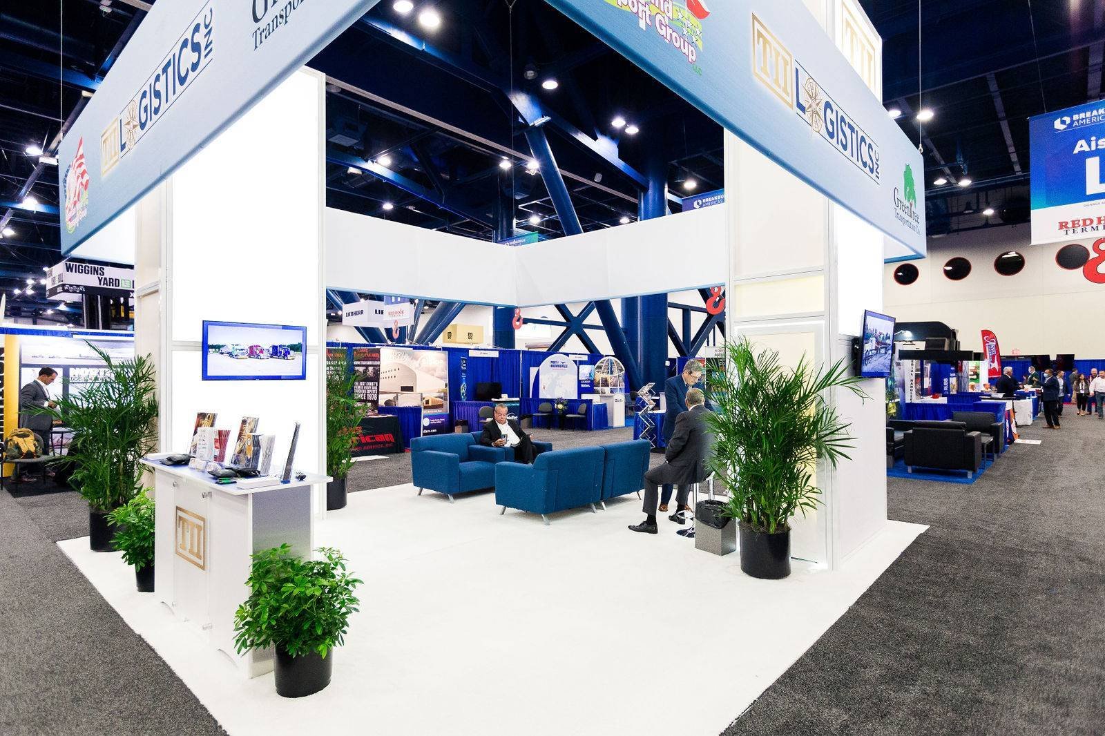 exhibitor stand at a Washington DC trade show